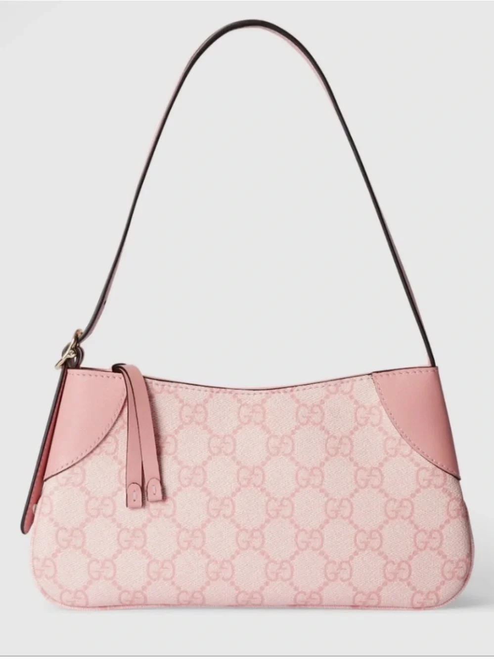 New! Gucci Light Pink Monogram Shoulder Bag
